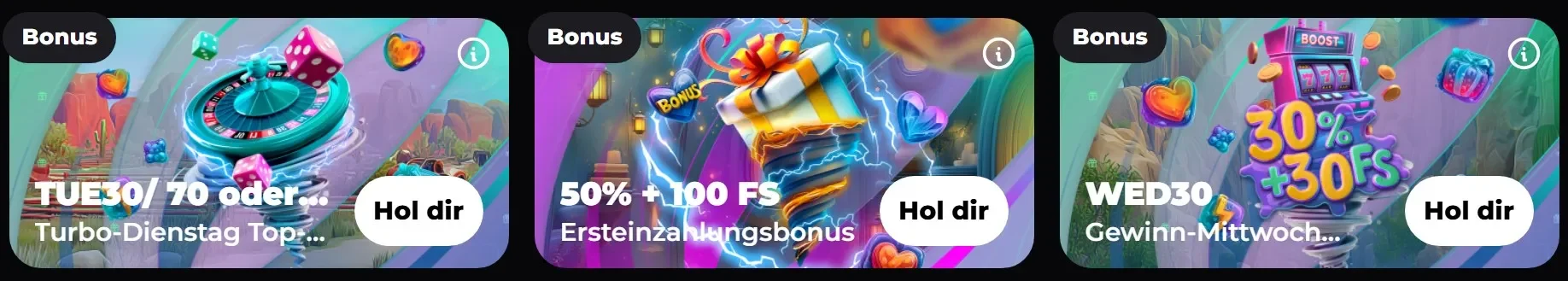 Wöchentlicher Reload Bonus